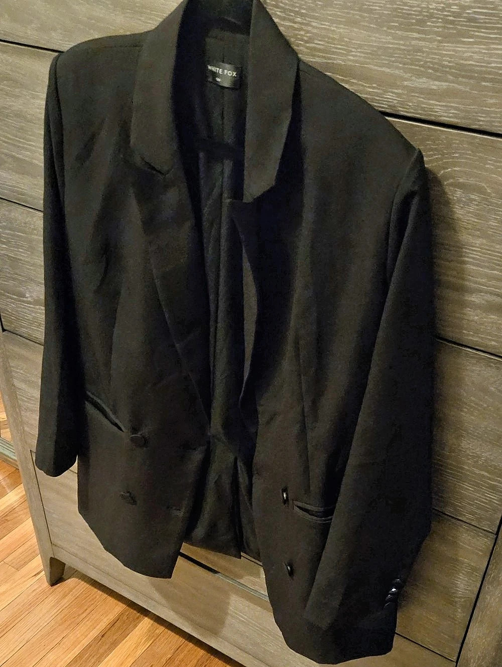 White Fox Boutique Black Blazer Size S/M